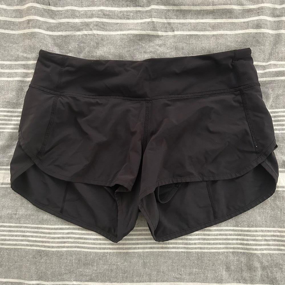 Lululemon Black Speed Up Shorts